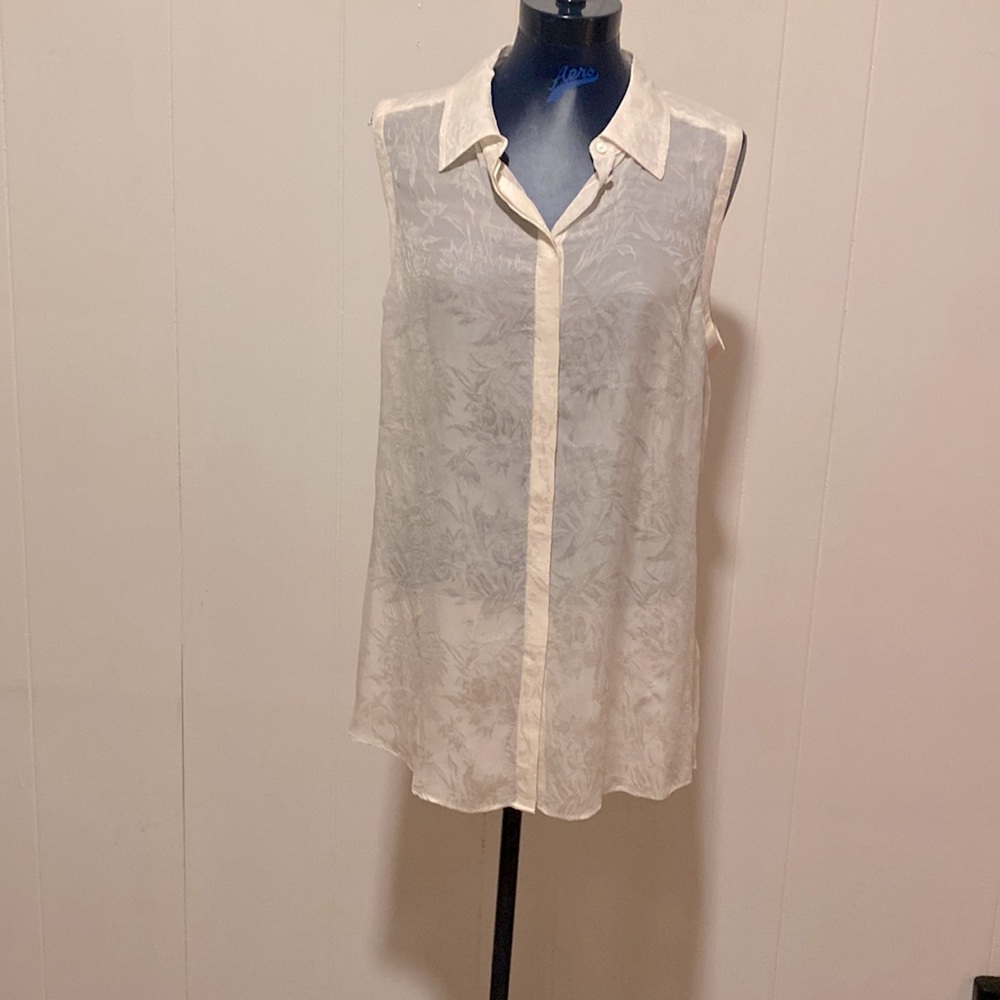 Rachel Zoe blouse, size 10, cream /off white color